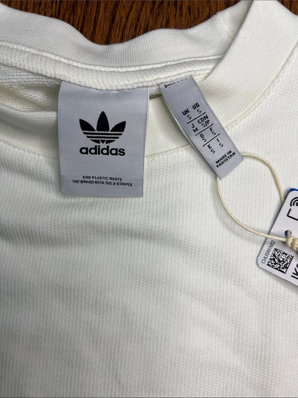 adidas Off-White Sleeveless Muscle Tank